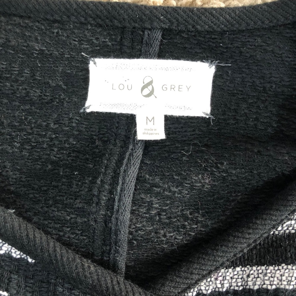 Lou & Grey black stripe knit moto jacket - Picture 7 of 7